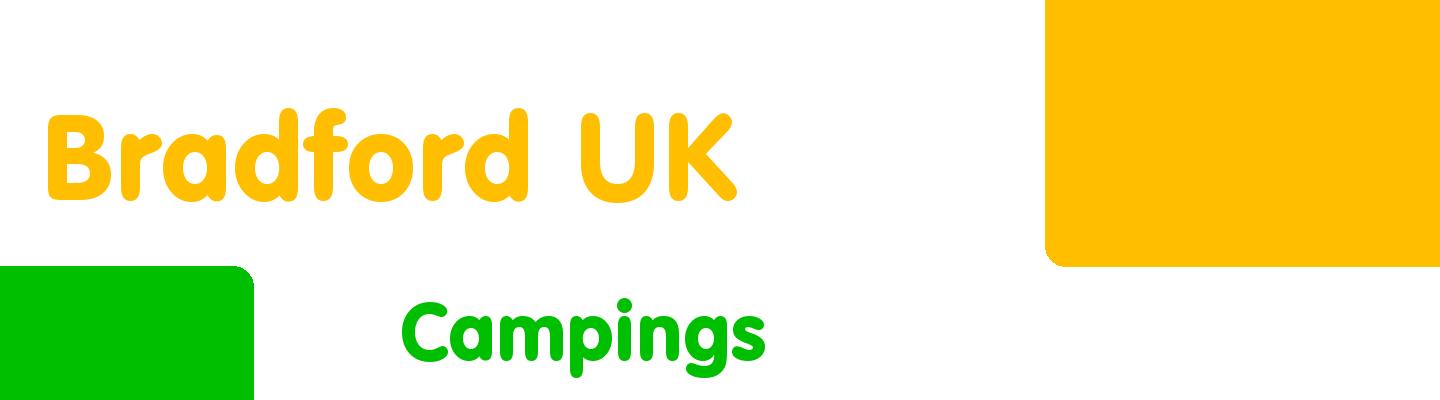 Best campings in Bradford UK - Rating & Reviews
